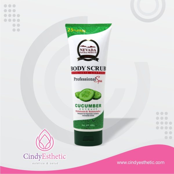 Body Scrub Exfolianta Corporal  Cucumber - NEVADA